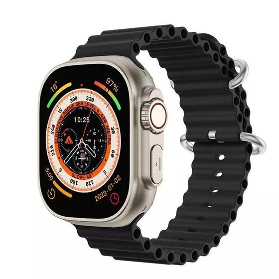 Smartwatch Hw Ultra2 Call 5g Chip Dual Câmera Wifi Com Gps