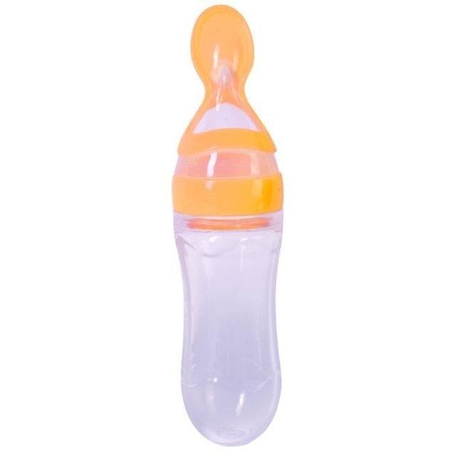 Mamadeira com colher alimentadora - Céu Infinito - eliteofertasbaby