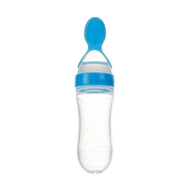 Mamadeira com colher alimentadora - Céu Infinito - eliteofertasbaby